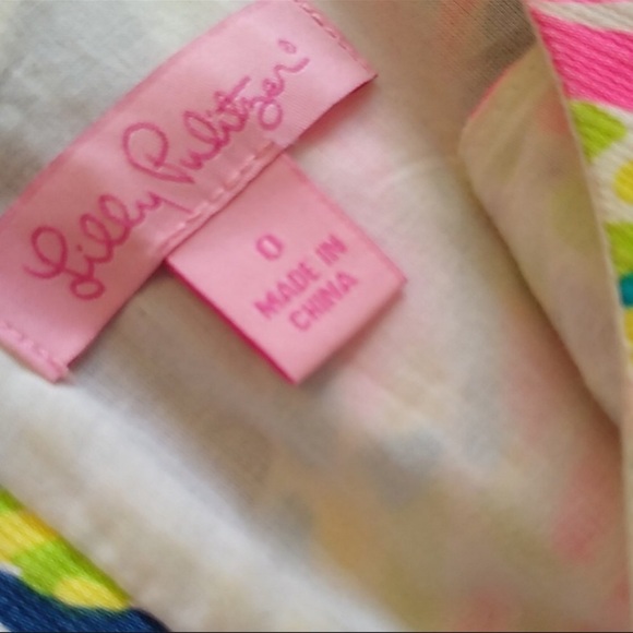 Lilly Pulitzer Cathy Shift Dress in Indigo Palm Reader - Picture 6 of 7